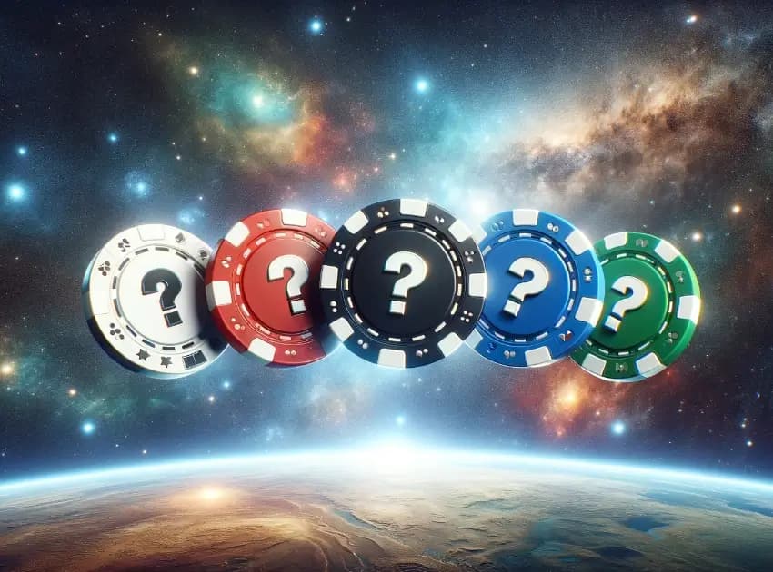 Valor de las fichas de póker y distribución