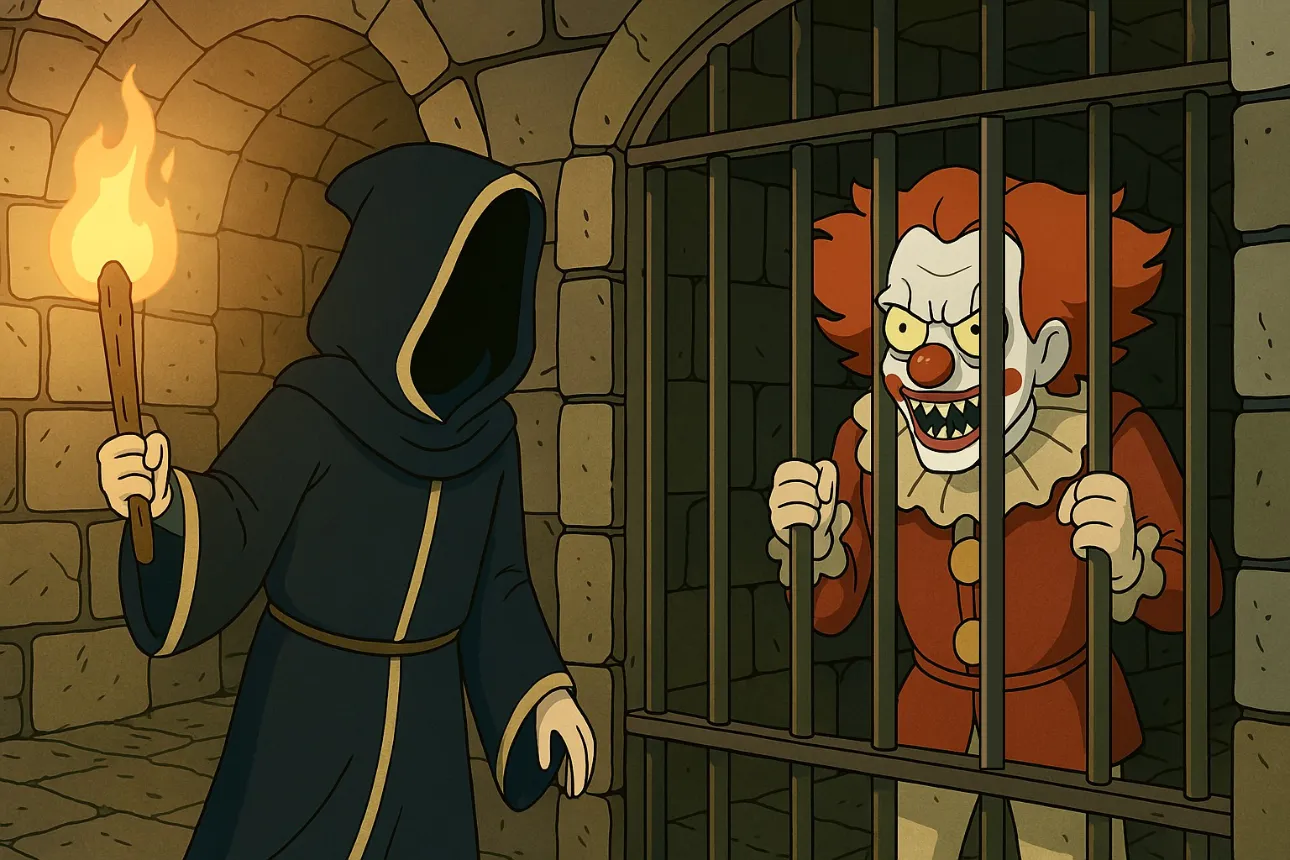 Dark dungeon illustration symbolizing tough periods