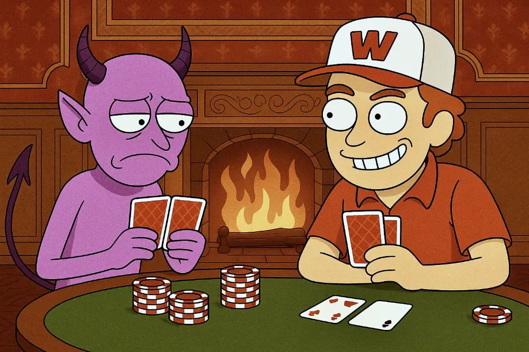 Ilustración del riesgo de contra-explotación en el póker