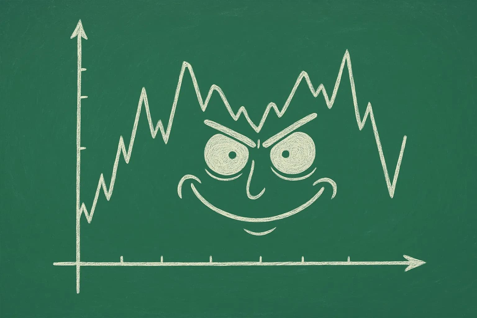 Illustration of variance in poker