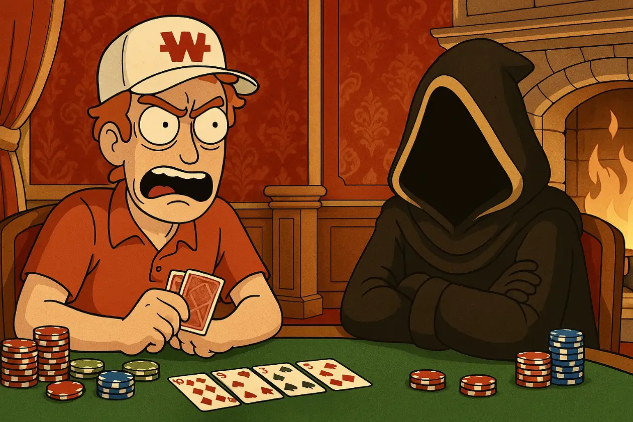 Joueur en colère devant son écran